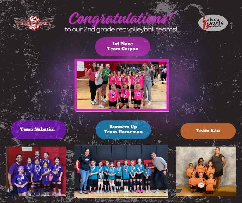 Check out these rock stars! Great season and congrats on your victories!