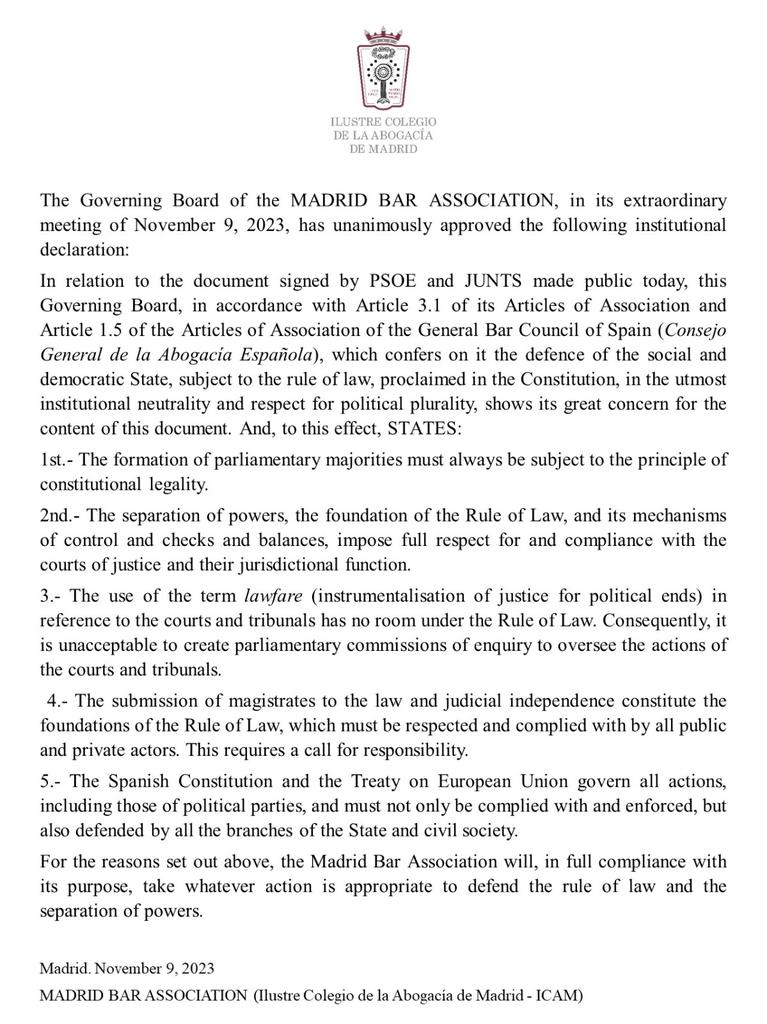 Ilustre Colegio de la Abogacía de Madrid tweet media