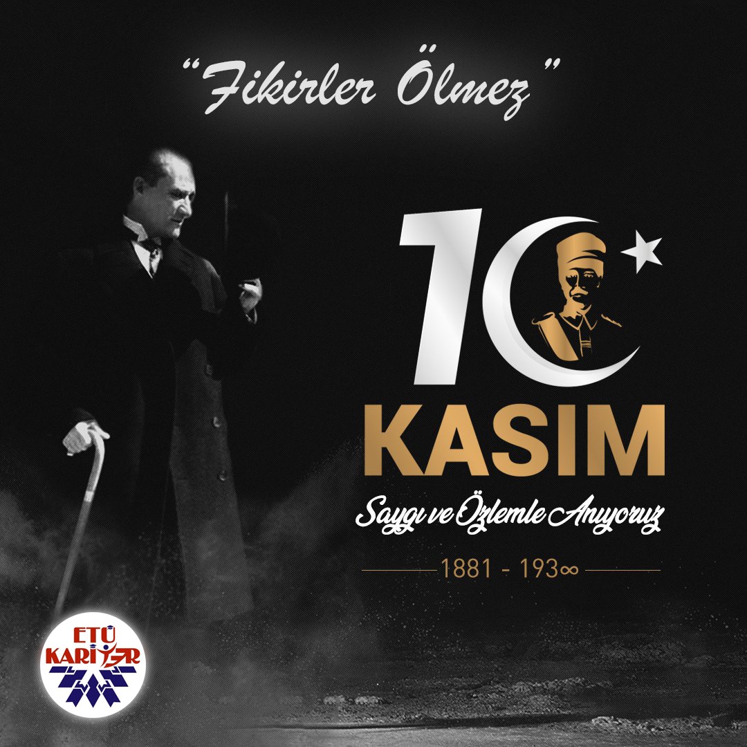 Ulu Önder Gazi Mustafa Kemal Atatürk'ü vefatının 85. yıl dönümünde Saygı, özlem ve minnetle anıyoruz.