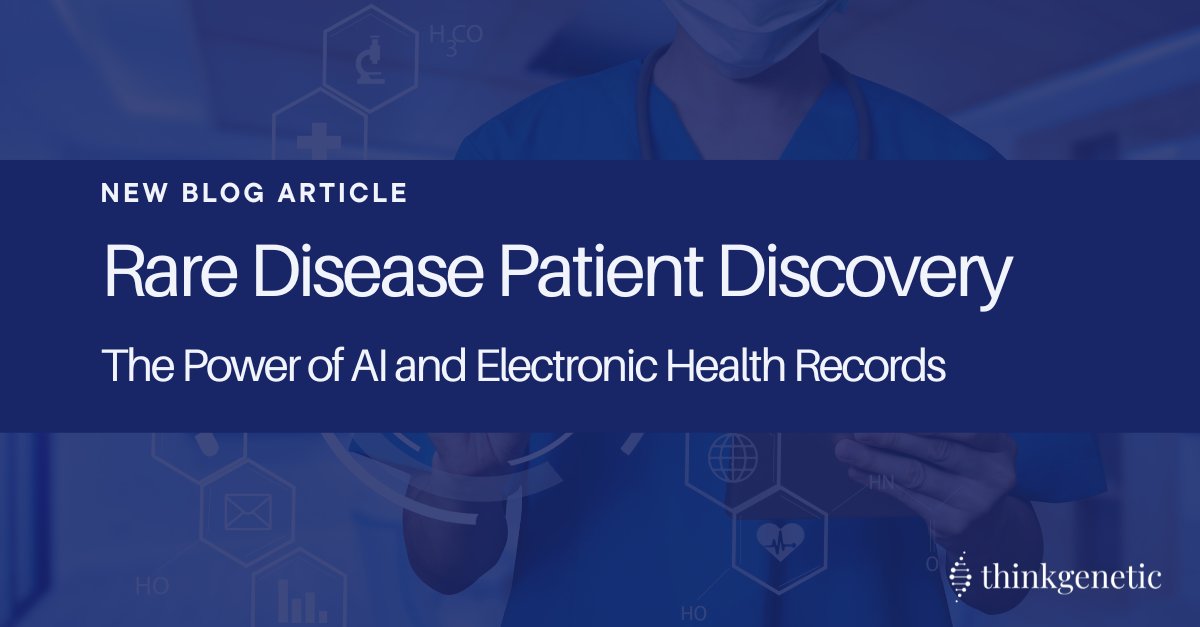 Finding the right diagnosis can be a lengthy, harrowing journey. Recent research by ThinkGenetic offers hope, showing how EHR data and an algorithm can identify patients at risk for rare genetic conditions. 

Learn more: loom.ly/pTlzJZc

#RareDisease #Healthcare #EHR