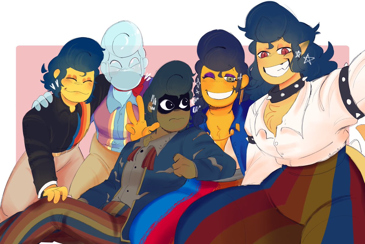 Javadoodle404's tweet image. /Full Body Commission
All the pretty bois are here 💕💕
(Commissioner is free to tag themselves)