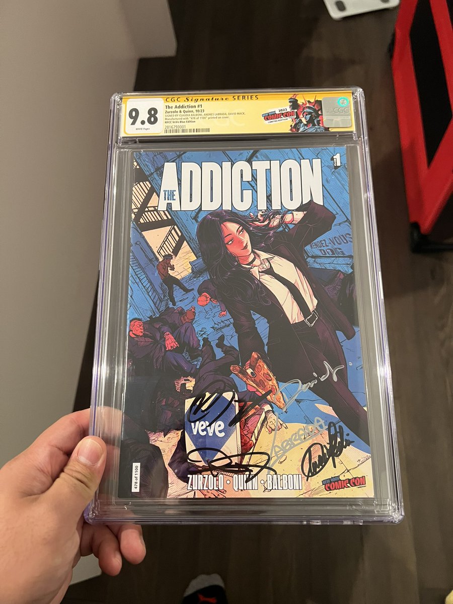 Just came back fresh from CGC! Signed by @VincentZurzolo David Quinn, Claudia Balboni, Andrea Labrada, David Mack & @DavidYuNZ @MondoFreiman @AddctnHQ