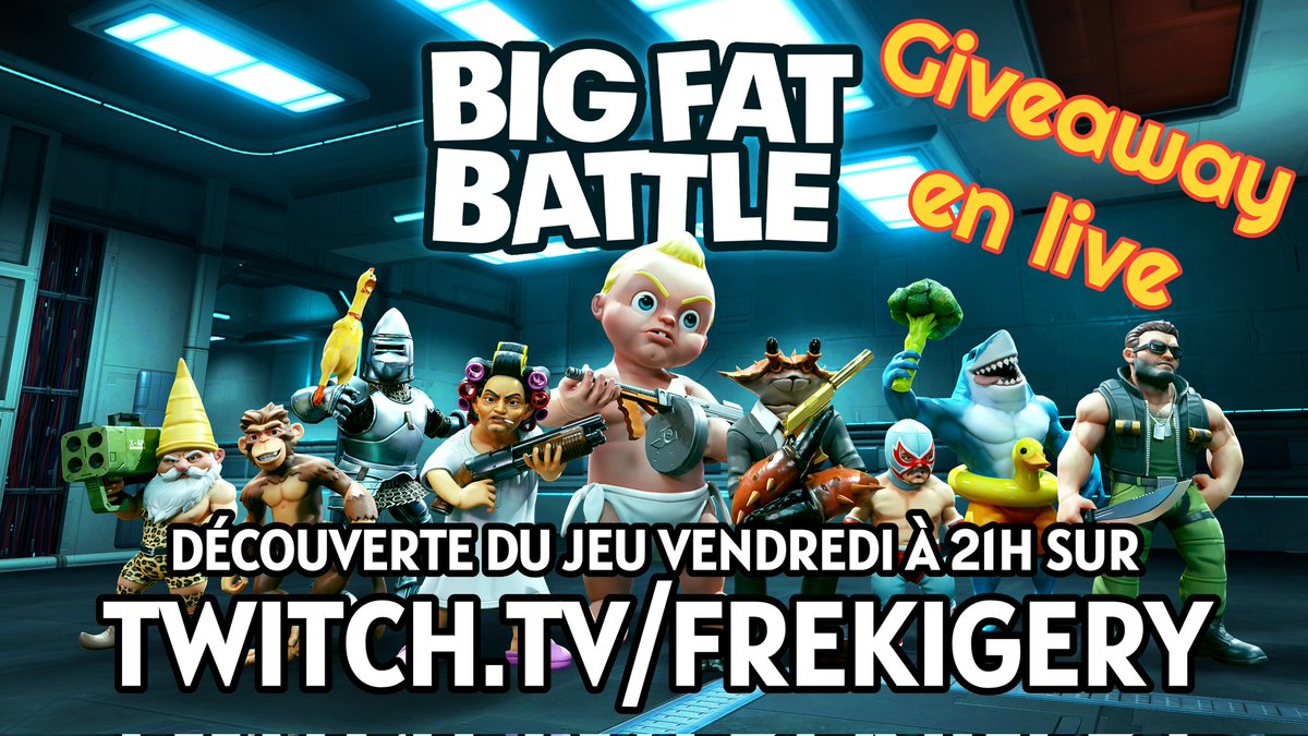 J'offrirai le jeu à l'un d'entre vous via tirage au sort en début du live, puis je jouerai avec ceux qui le veulent tout en découvrant ! Merci au devs de @RobotSquid_ qui me permettent de vous faire profiter de ce giveaway et qui sponsoriseront le stream ! #ad #twitchfr #Giveaway