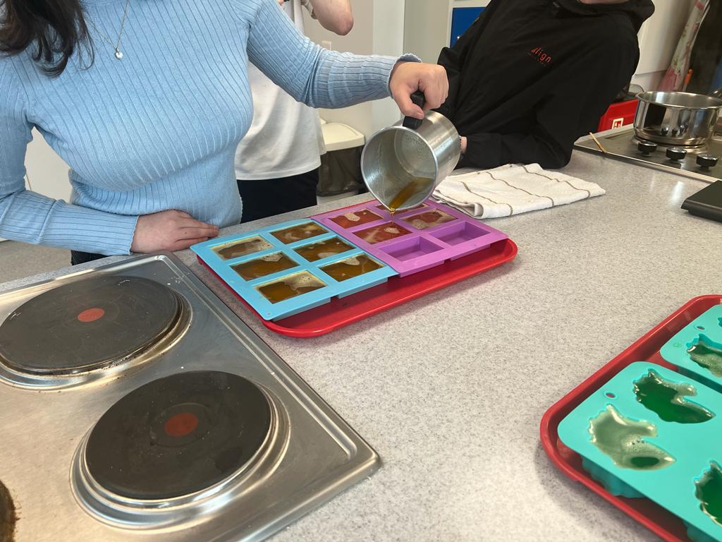 learner_wcs's tweet photo. Commercial Ventures students have been working hard making soap for the official launch next week! #ecofriendly #CreativeWCS #teamwork #handmade #skilledlearners https://t.co/Tc57pN7OBo