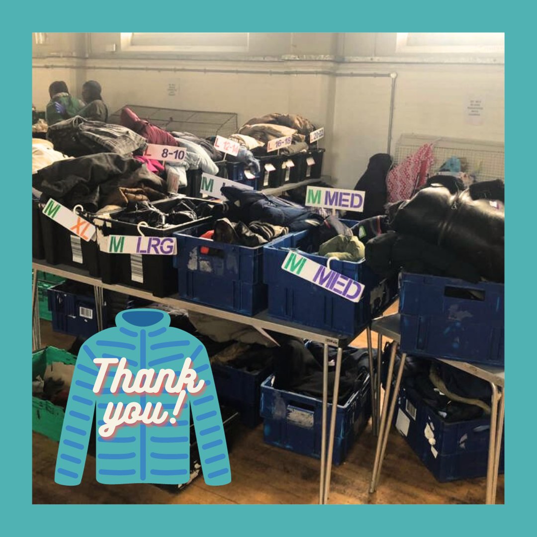 Thank you so much to everyone who donated winter coats, they will be hugely appreciated by our guests!

And another big thanks to Pavilion Sports and Cafe, <a href="/davidastburys/">David Astburys</a> and <a href="/n22prince/">The Prince N22</a> for being collection points, making it even easier for people to donate. ❄️