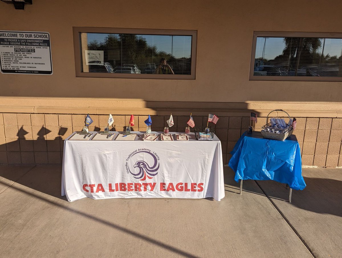 Chandler Traditional Academy- Liberty (@ctaliberty) on Twitter photo Thank you to everyone who attended our 5th Annual Veterans Day Ceremony. This is one of our favorite days of the year. <a href="/ChandlerUnified/">Chandler Unified School District</a> #happyveteransday Thank you to everyone who attended our 5th Annual Veterans Day Ceremony. This is one of our favorite days of the year. <a href="/ChandlerUnified/">Chandler Unified School District</a> #happyveteransday