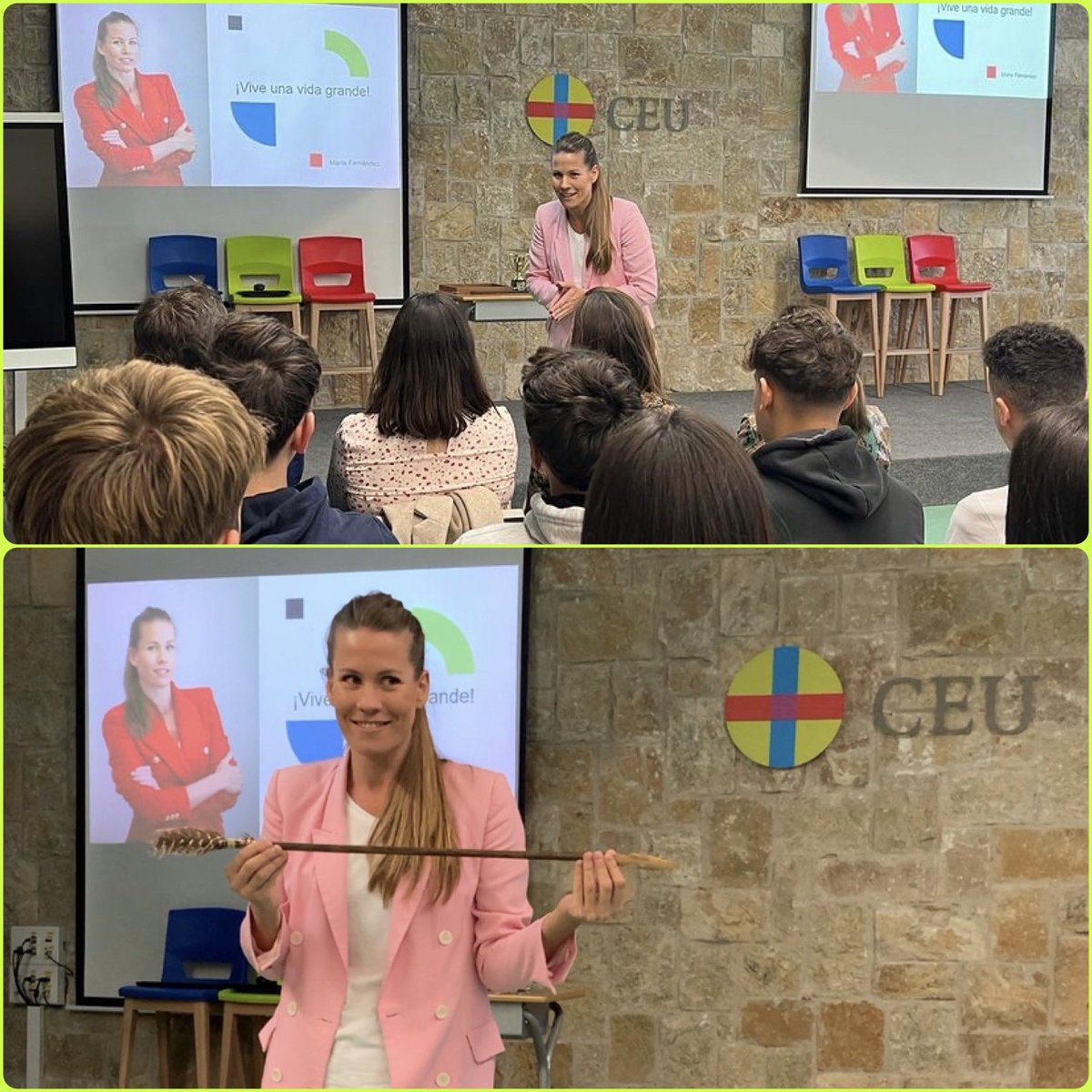 “Escuchar menos las opiniones externas y más nuestra voz interior, la benévola, la que nos dice por ahí es para alcanzar tu objetivo “
      
    Gracias <a href="/Maria_FGF/">María Fernández</a> por sembrar semillas de motivación desde la autenticidad de tu experiencia.

#ImpactCIU
#ConferenciasConAlma