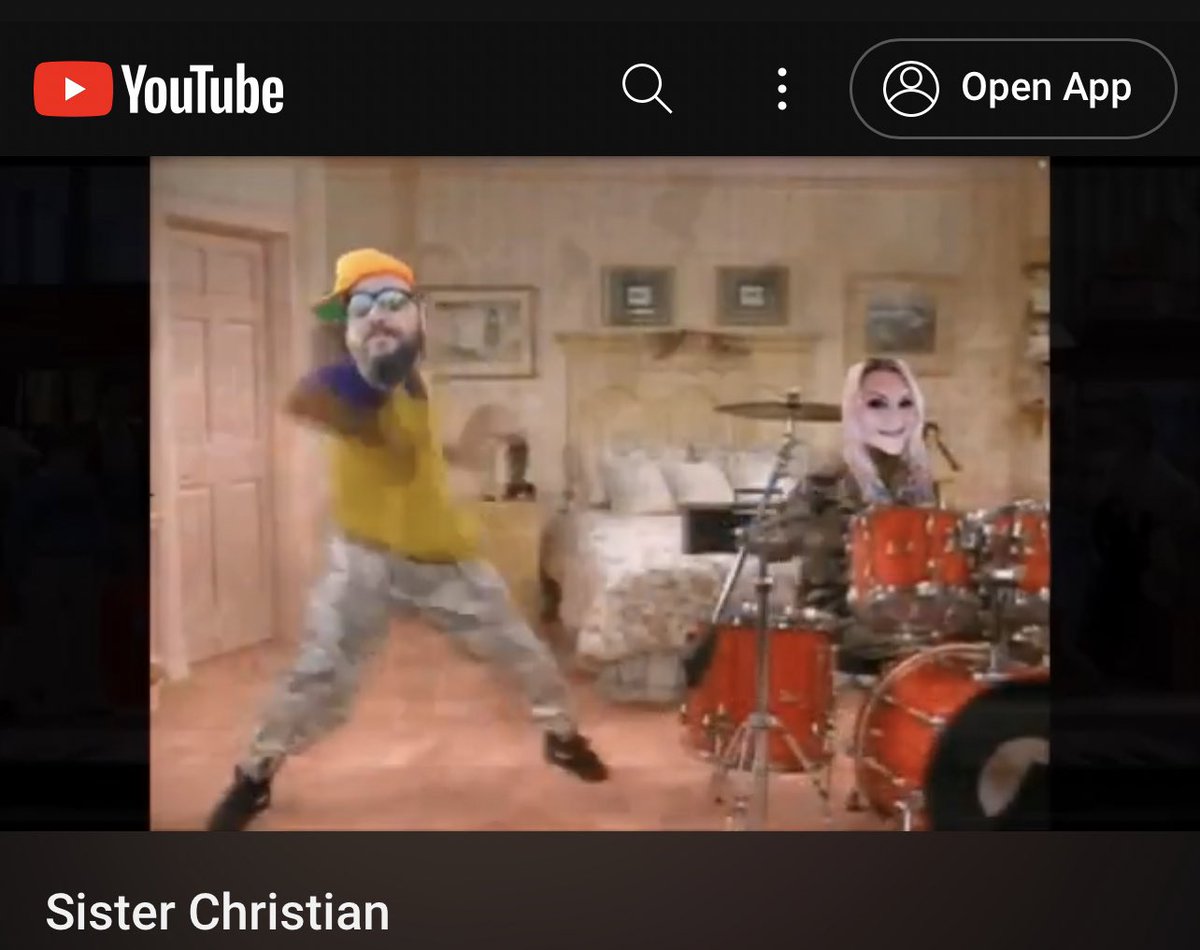 SheilaBx2's tweet image. #TheFeud 
There’s no escaping Sister Christian Pamatha  + Jakey = forever ♥️🖤🤘
🤭 
#RIPJake