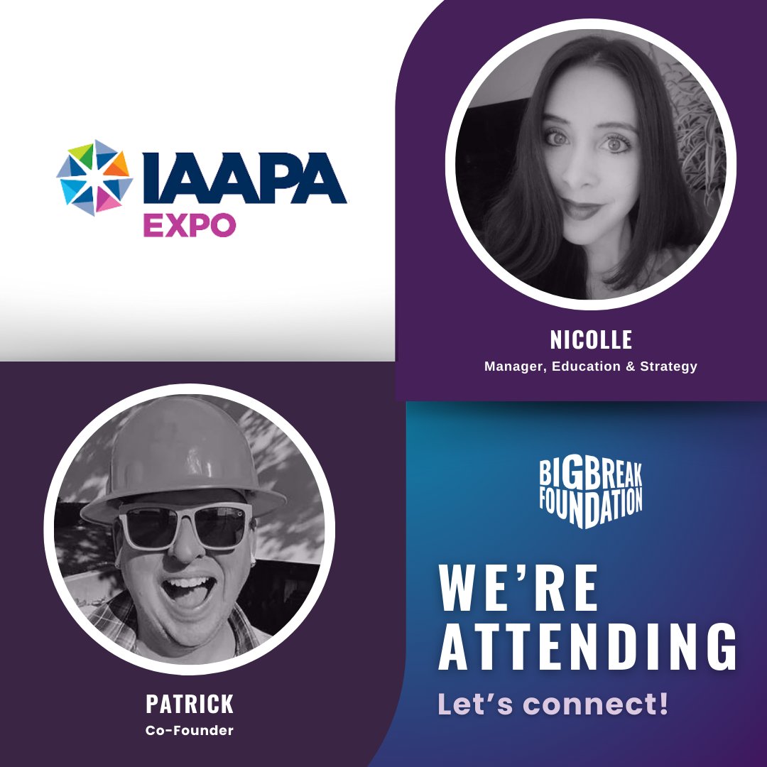 🎢The Big Break Foundation Team is heading to IAAPA! We look forward to reconnecting with old friends and making new ones at this year’s Expo. 

Want to learn how Big Break is making an impact? Reach out to patrick@bigbreakfoundation.org to set up a chat.