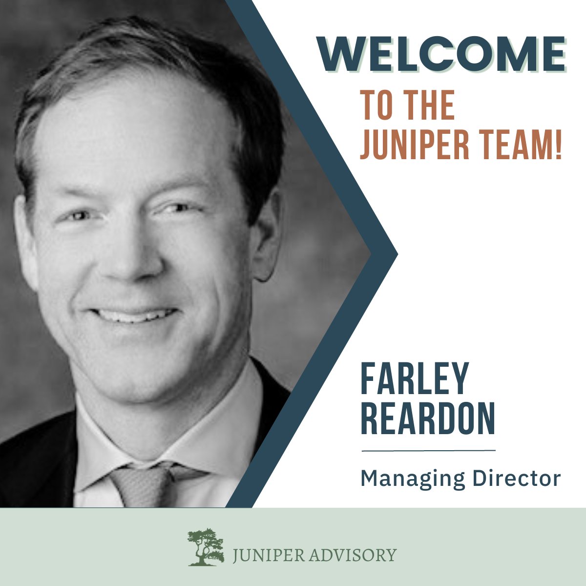 We are pleased to announce that Farley Reardon has joined the firm as a Managing Director in Nashville.  

Farley joins from <a href="/LifePointHealth/">LifePoint Health</a> in Nashville, where he was Vice President of Strategic Growth and Development. 

Press Release>>> bit.ly/3MAOcT0