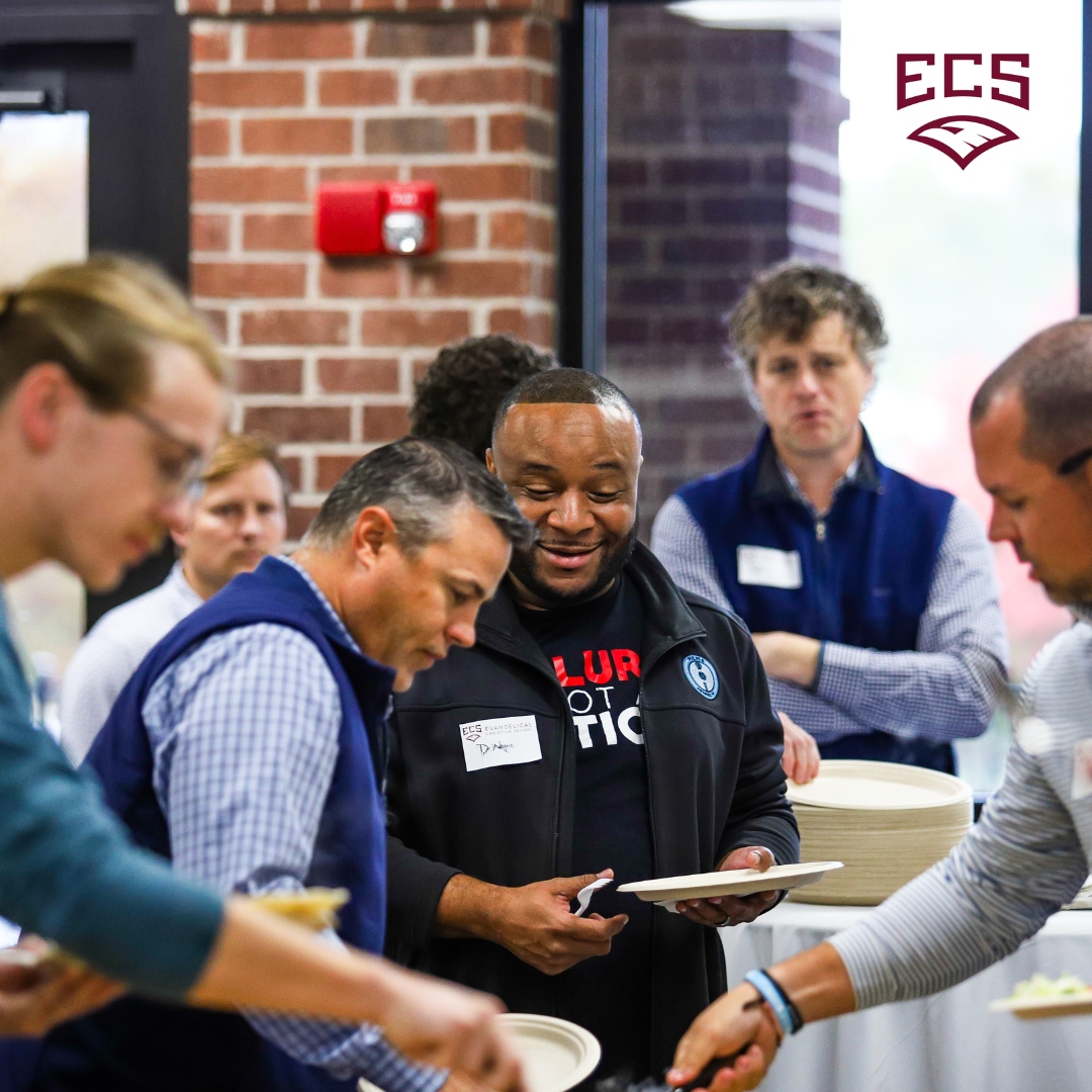 ecs_eagles's tweet photo. As part of our #PartneringWithParents Speaker Series, Head of School Braxton Brady spoke at our Dads Discipleship lunch on "Fatherhood: The Good, the Bad &amp; the Ugly." He encouraged them that their most important job is to be intentional about pointing kids to Jesus. 

#ECSeagles https://t.co/mDAKLVsC5g