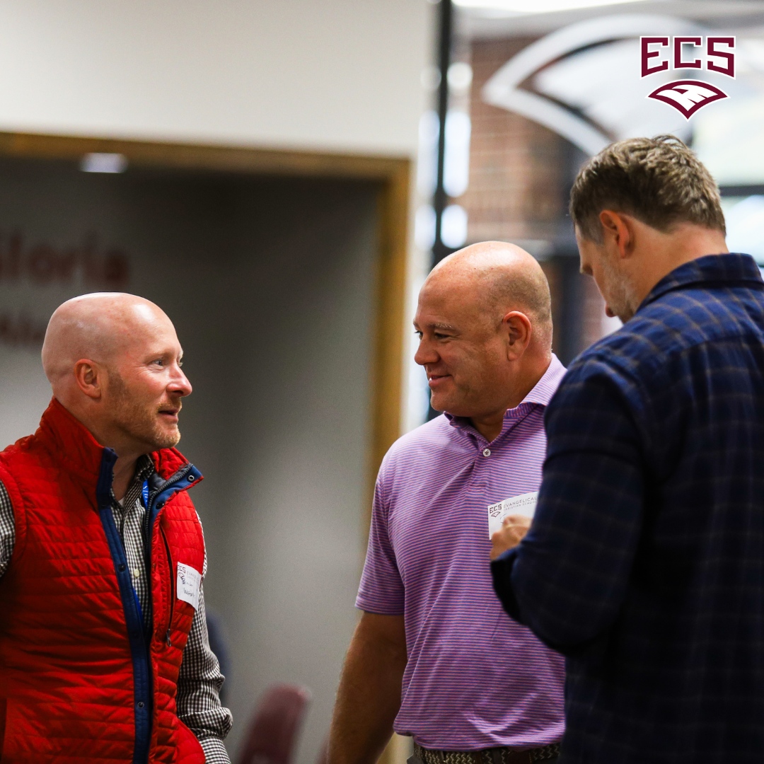 ecs_eagles's tweet photo. As part of our #PartneringWithParents Speaker Series, Head of School Braxton Brady spoke at our Dads Discipleship lunch on "Fatherhood: The Good, the Bad &amp; the Ugly." He encouraged them that their most important job is to be intentional about pointing kids to Jesus. 

#ECSeagles https://t.co/mDAKLVsC5g