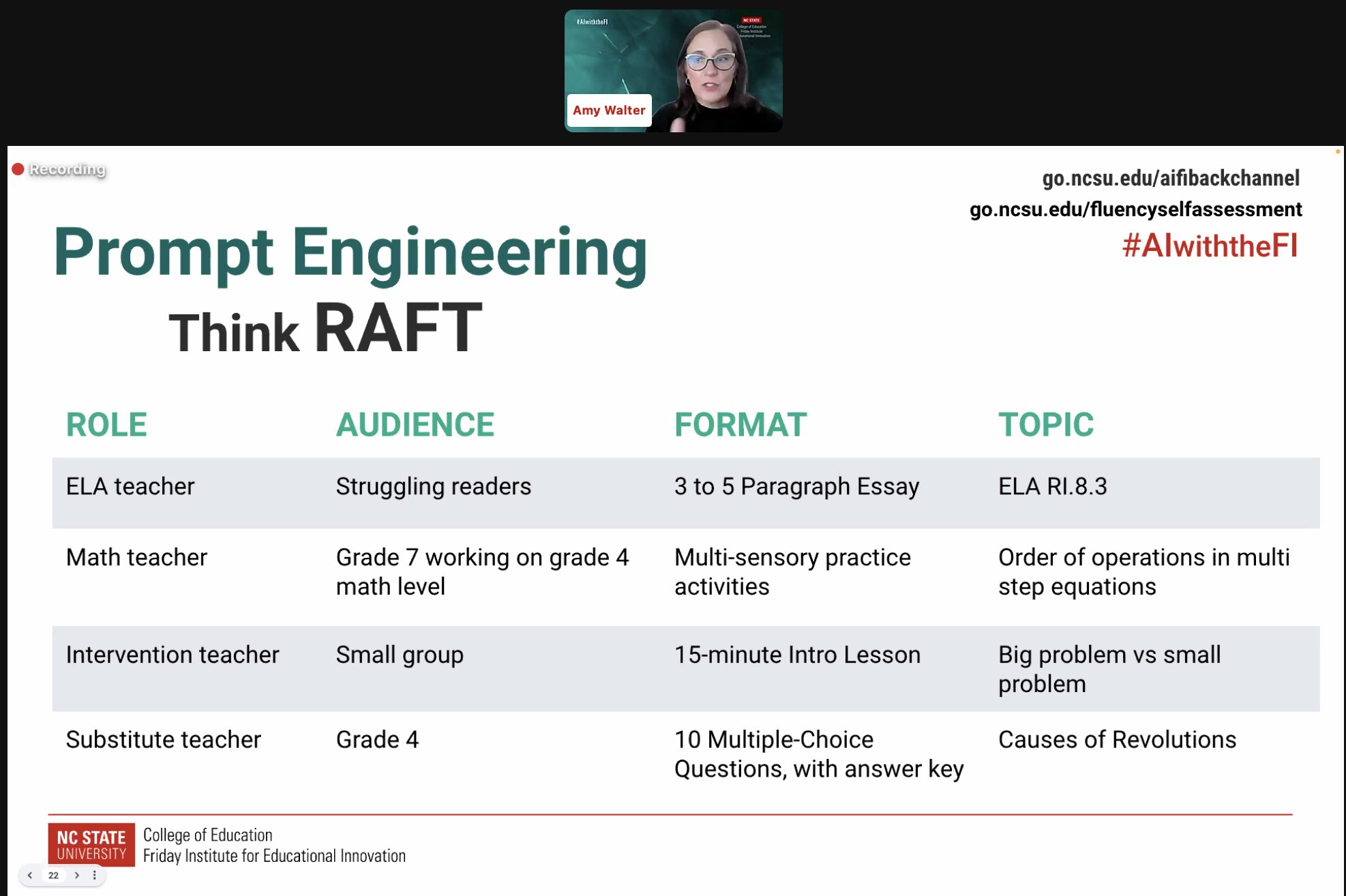 Friday Institute on X: “Research Scholar @Drinkofwalter shows