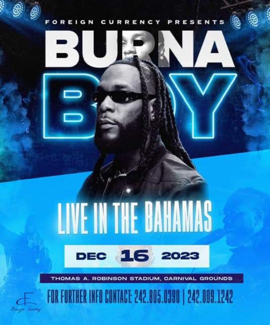 SCREAMMMMMMING @BurnaBoy is coming to my home🇧🇸🇧🇸🇧🇸🇧🇸🇧🇸 YESSSSSSSSSSSSSSSSSSSSSSSSSSSSSSSSSSSS

#TheBahamas we about to have the African Giant 🥲😍