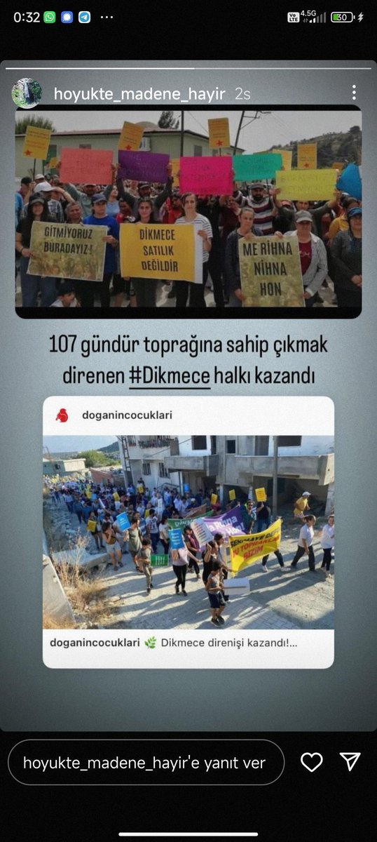 Höyük'ten Dikmece'ye mücadelemiz sürüyor✊️🌾