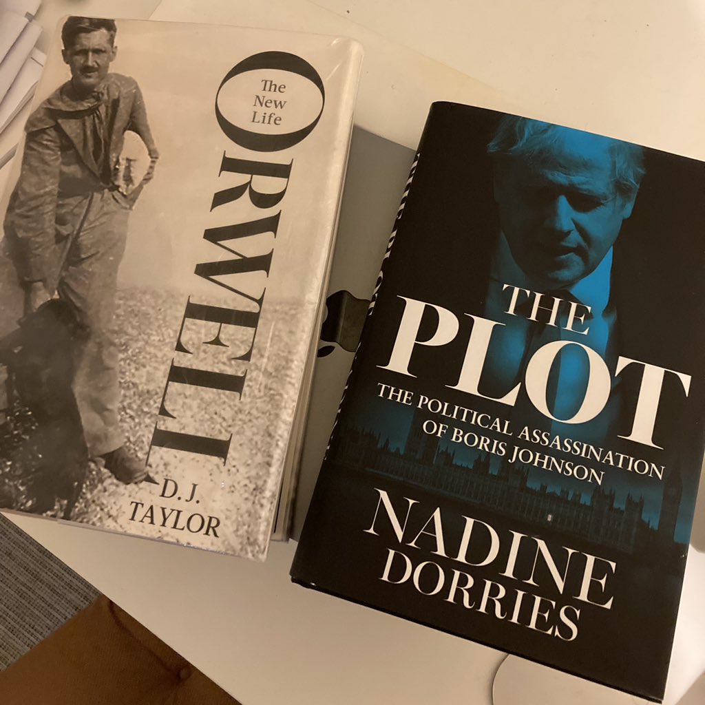 maw6785's tweet image. Going to have to put you on hold George. Can’t wait any longer to start Nadine’s. #ThePlot @NadineDorries