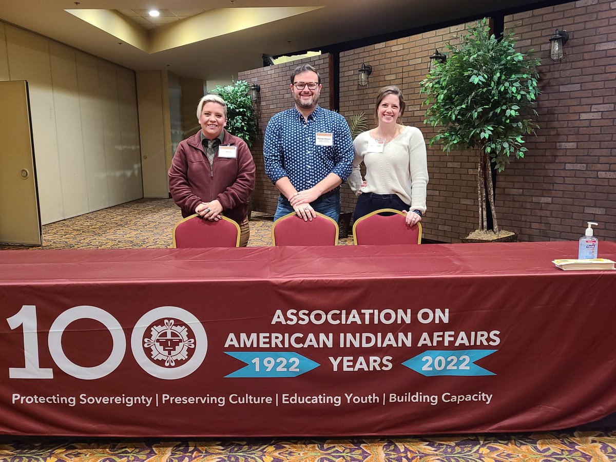 mchw1115's tweet photo. @AuburnU &amp; @aumontgomery #NAGPRA Teams attending the 9th Annual Repatriation Conference in Shawnee, OK hosted by the Citizen Potawatomi Nation and the Association on American Indian Affairs https://t.co/Pdv2iyykpJ