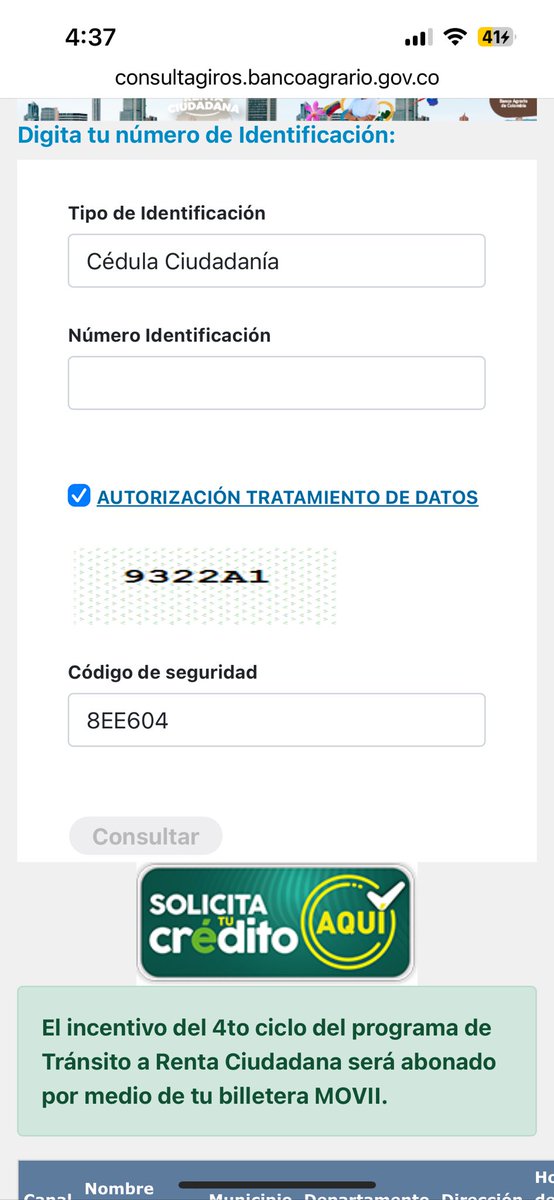 🙋Ya está Habilitada la Plataforma del Banco Agrario - Consulta tu PAGO de  Tránsito a Renta Ciudadana Wintor ABC Consulta Aquí 🗣️ Link:  https://t.co/EF2OtOmUKO https://t.co/dZsFMNWyr7 #wintorabc #rentaciudadana  #pagos