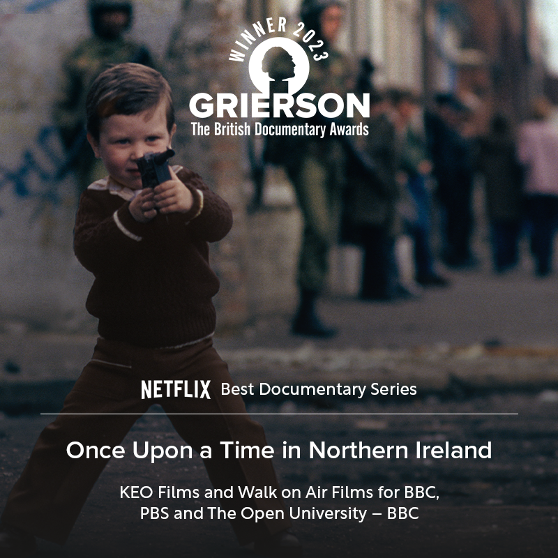 The Grierson Trust (@griersontrust) on Twitter photo The #GriersonAwards winner for <a href="/NetflixUK/">Netflix UK & Ireland</a> Best Documentary Seriesgoes to Once Upon a Time in Northern Ireland 🌟 - presented by <a href="/Mobeen_Azhar/">Mobeen Azhar</a>
<a href="/KEOfilms/">KEO films</a> <a href="/woafilms/">Walk On Air Films</a> <a href="/mitchell_vicky/">Vicky Mitchell</a> <a href="/smcw828/">Sian McIlwaine</a> @hooperrachel @stewarmstrong24 #OnceUponATimeInNorthernIreland The #GriersonAwards winner for <a href="/NetflixUK/">Netflix UK & Ireland</a> Best Documentary Seriesgoes to Once Upon a Time in Northern Ireland 🌟 - presented by <a href="/Mobeen_Azhar/">Mobeen Azhar</a>
<a href="/KEOfilms/">KEO films</a> <a href="/woafilms/">Walk On Air Films</a> <a href="/mitchell_vicky/">Vicky Mitchell</a> <a href="/smcw828/">Sian McIlwaine</a> @hooperrachel @stewarmstrong24 #OnceUponATimeInNorthernIreland