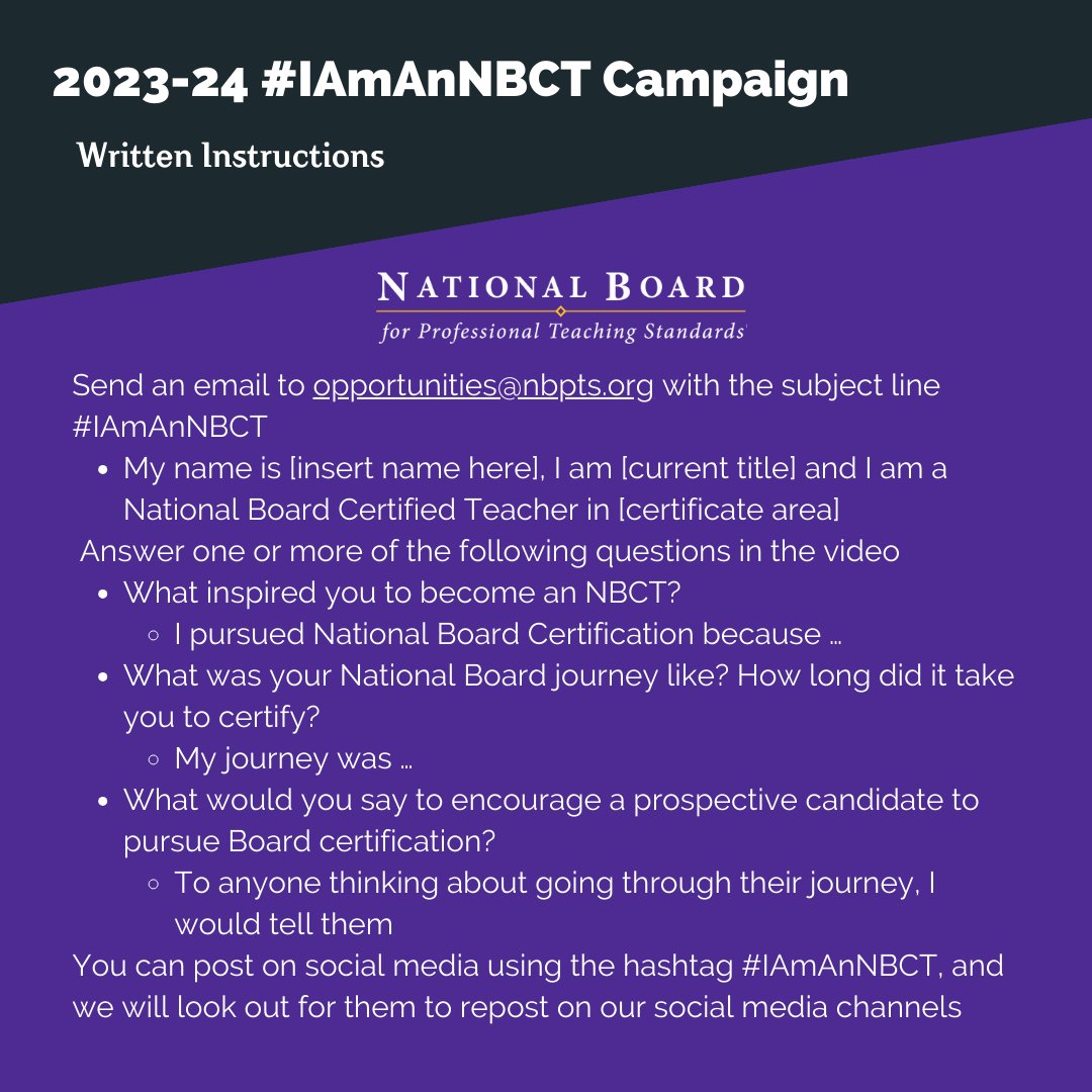 National Board tweet media
