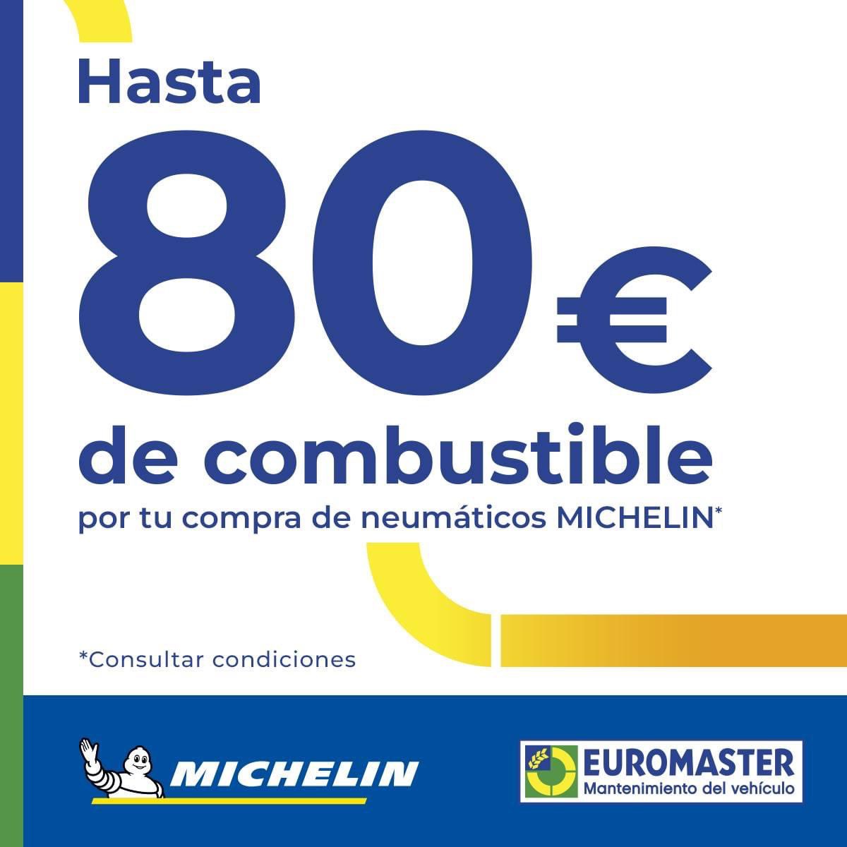 RecauchMiguel's tweet photo. Hasta el 30 de NOVIEMBRE por la compra y montaje de neumáticos MICHELIN para Turismo/SUV o 4x4, de llanta 16” o superior, lleváte hasta 80€ en cheque carburante 🙌 https://t.co/EZwzWw0r7l