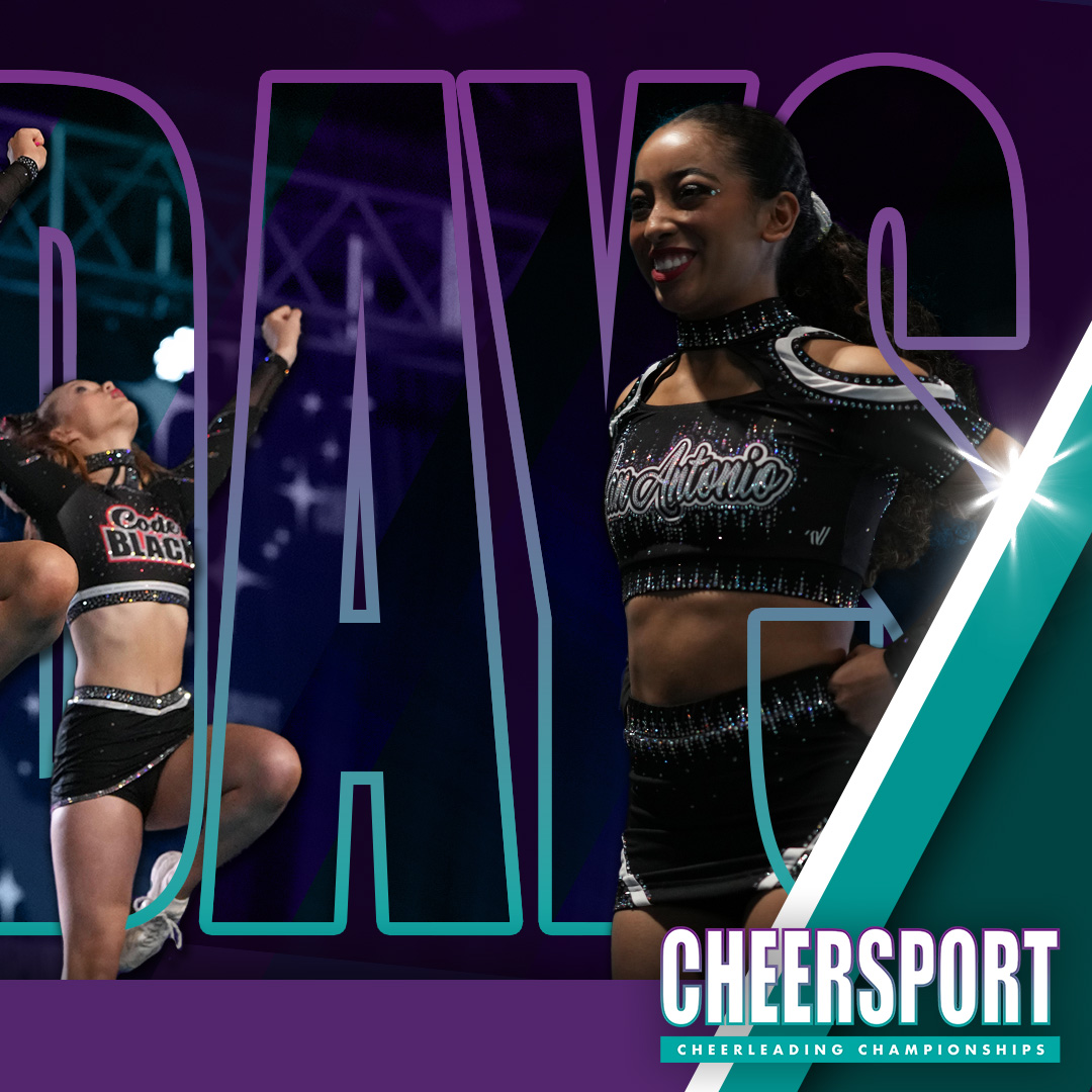 We are exactly 𝟭𝟬𝟬 𝗗𝗮𝘆𝘀 away from #CHEERSPORTNationals! What are you looking forward to the most this season? ⬇️