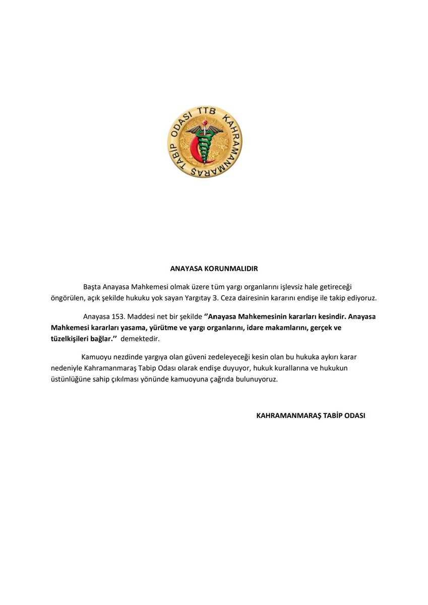 Kahramanmaraş Tabip Odası (@kmarastabip) on Twitter photo 