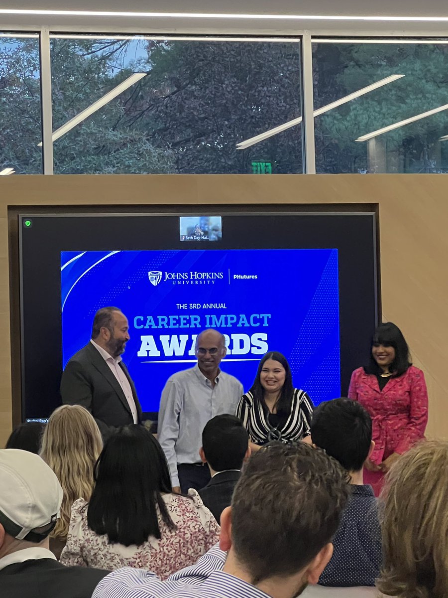 Julie Messersmith (@jmessersmith_jh) on Twitter photo Congratulations <a href="/JunellieG/">Junellie Perez</a> <a href="/JHUEPS/">JHU Earth & Planetary Sciences</a> on your career impact award from @phuturescareers!
Such a wonderful event <a href="/drroshnirao/">Roshni Rao</a> and <a href="/faroukdey/">Farouk Dey</a>. As always… your team has created such a supportive, inspirational and creative culture.
Cheers <a href="/molinagian/">Gian Carlo Molina-Castro, Ph.D.</a> @DezmondCole 🥳 Congratulations <a href="/JunellieG/">Junellie Perez</a> <a href="/JHUEPS/">JHU Earth & Planetary Sciences</a> on your career impact award from @phuturescareers!
Such a wonderful event <a href="/drroshnirao/">Roshni Rao</a> and <a href="/faroukdey/">Farouk Dey</a>. As always… your team has created such a supportive, inspirational and creative culture.
Cheers <a href="/molinagian/">Gian Carlo Molina-Castro, Ph.D.</a> @DezmondCole 🥳