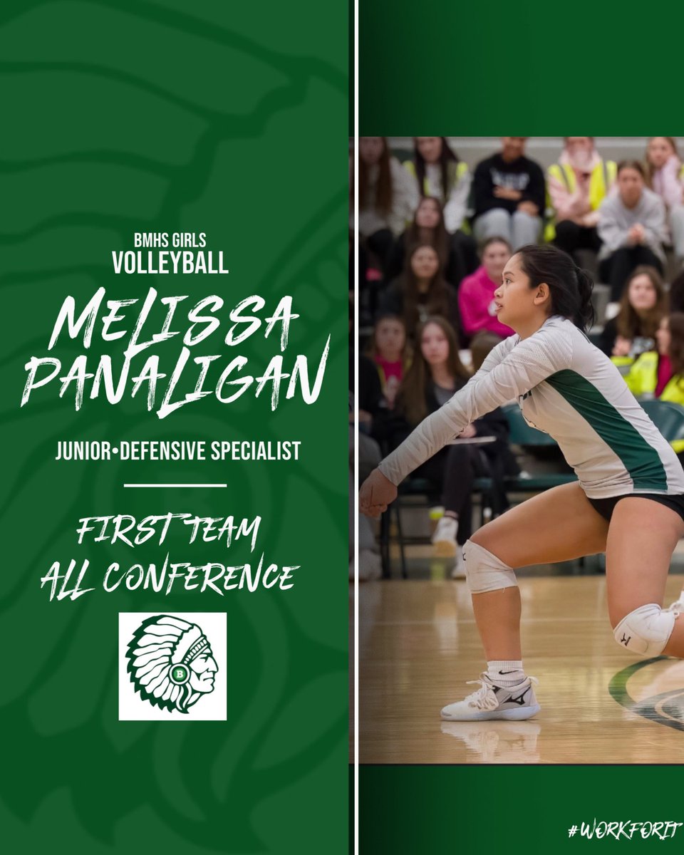 BMHSCoachA's tweet image. Shout out to Ella, Melissa, and Meghan who were all named to the MVC First Team All Conference 🏐