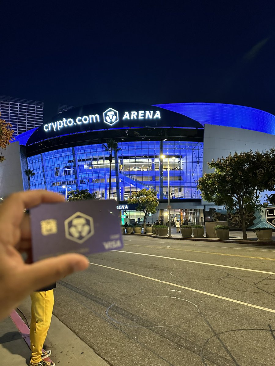 Stopping by the @cryptocomarena with my #cryptocom card 📸: @east_lossantos