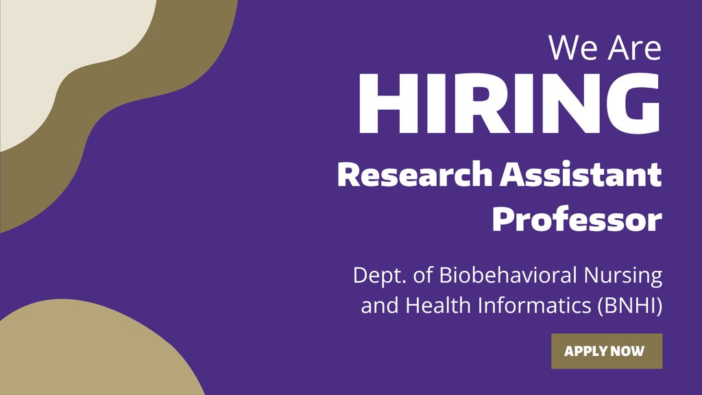 We’re looking for a Research Assistant Professor who has experience in engaging in diverse populations and has an articulated vision for an impactful program of research.
Learn more and apply here apply.interfolio.com/134900