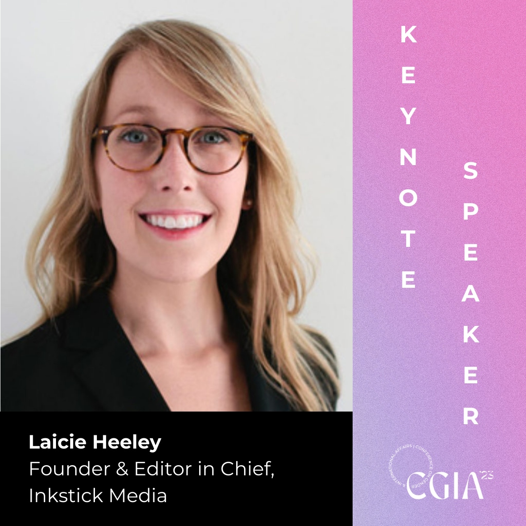 CgiaFletcher's tweet photo. 🖊️ Meet Lacie Heeley (she/her/hers), the founding CEO &amp; Editor-in-Chief of Inkstick Media and CGIA’s opening keynote speaker! 

Learn more via our Instagram: https://t.co/uff52gAgM2

#GenderandDefense #Diplomacy #Counterterrorism @thefletcherschool #cgia2023 #powerpolicyprogress https://t.co/mmQ9x3d6gq
