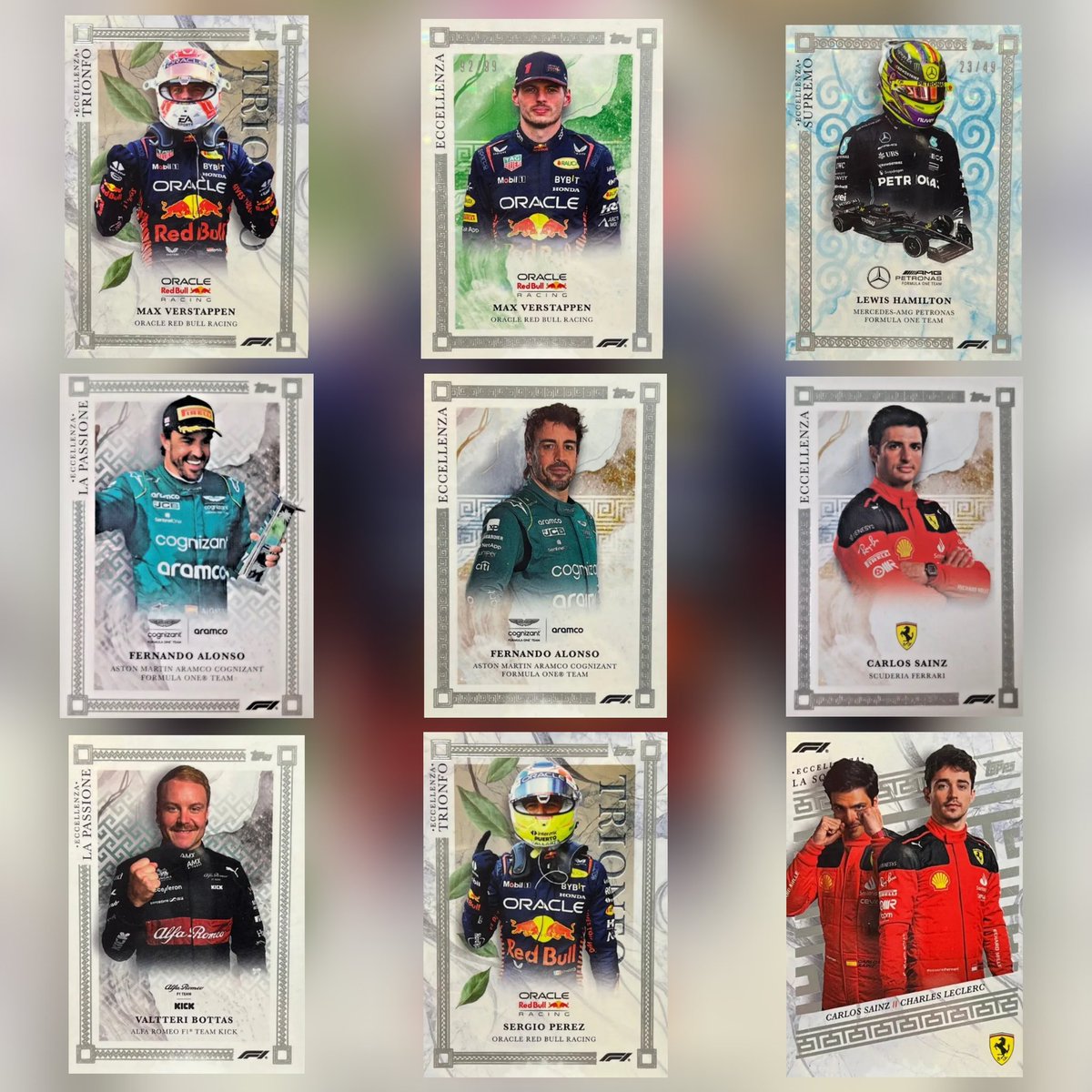 toppsf1cards's tweet photo. Topps 2023 Formula 1 Eccellenza! https://t.co/56h3XG2EQa