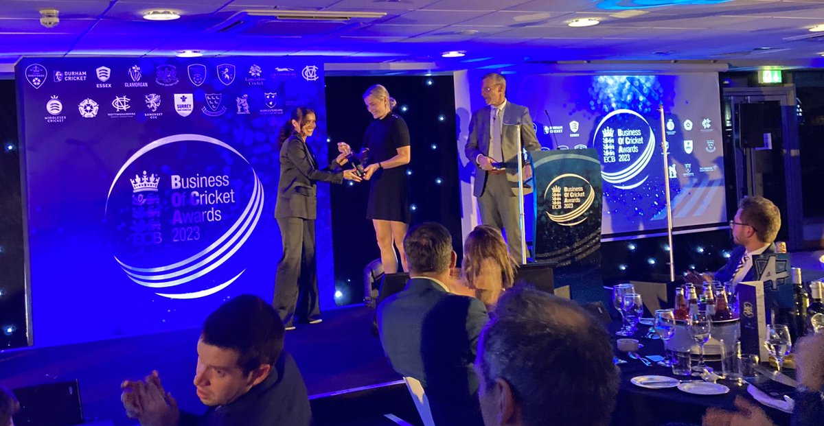 There are events that change the game. There are initiatives that nudge the dial. And then there are people who move culture forwards. Congrats @meglaynz Cricket needs more women like you 💪 @ECB_cricket @Gloscricket Grounds Manager Awards Special Recognition 🏆