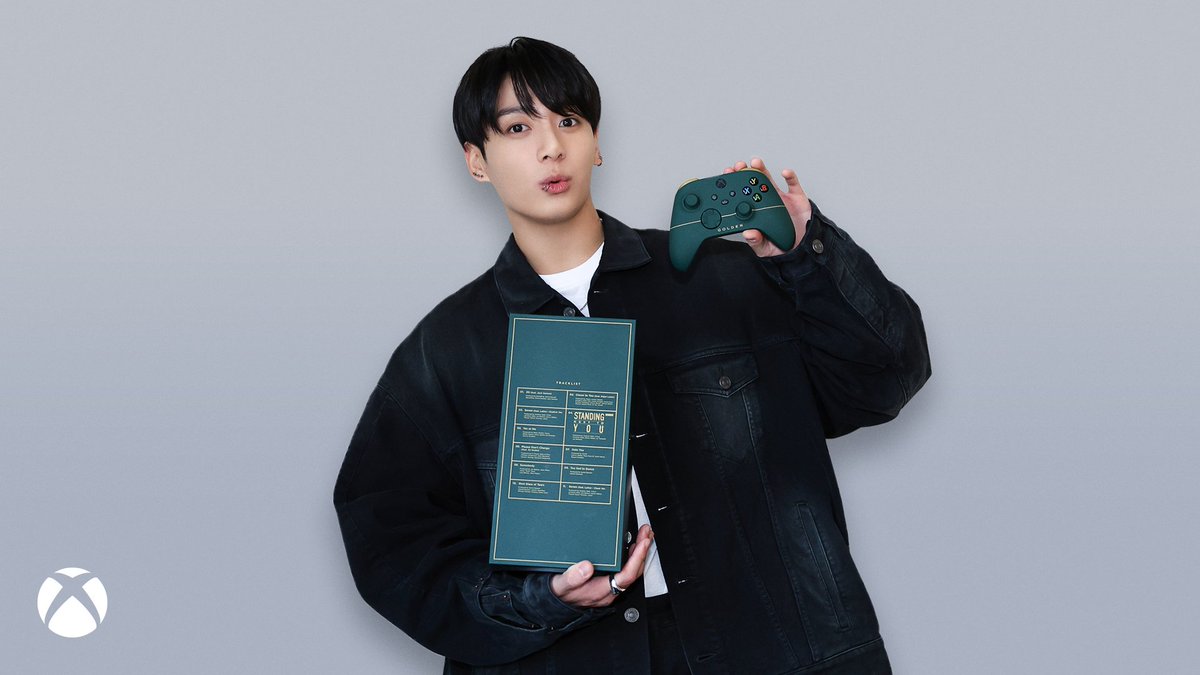 BTS ARMY, where you at?! This is your chance to win a custom @bts_bighit #JungKookXbox! All you've got to do is tune in at 2:30pm PT to the Xbox @Twitch to watch Jung Kook Live at TSX, Times Square: twitch.tv/xbox | #PowerYourDreams