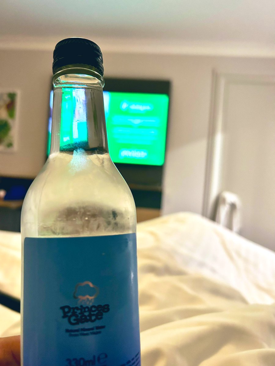 One bottle of Still Water- £3.85p Wine. One glass - £17. Buy two glasses and get the rest of the bottle for free! Food is Card Only, unless it’s a tip, then they’ll happily have it off you. @HolidayInn