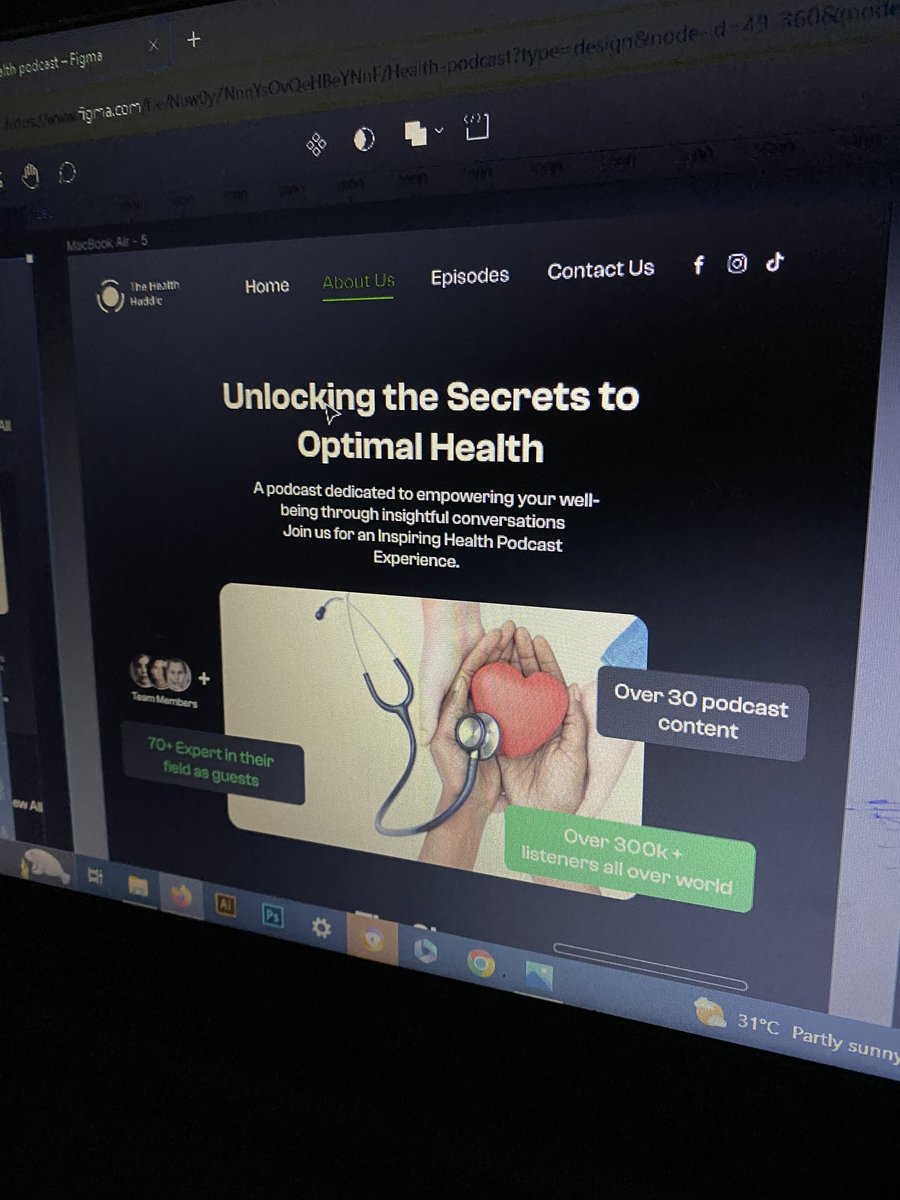 OsarumenOmokaro's tweet image. Currently working on a health podcast web UI
#uiux #webui #uxdesign