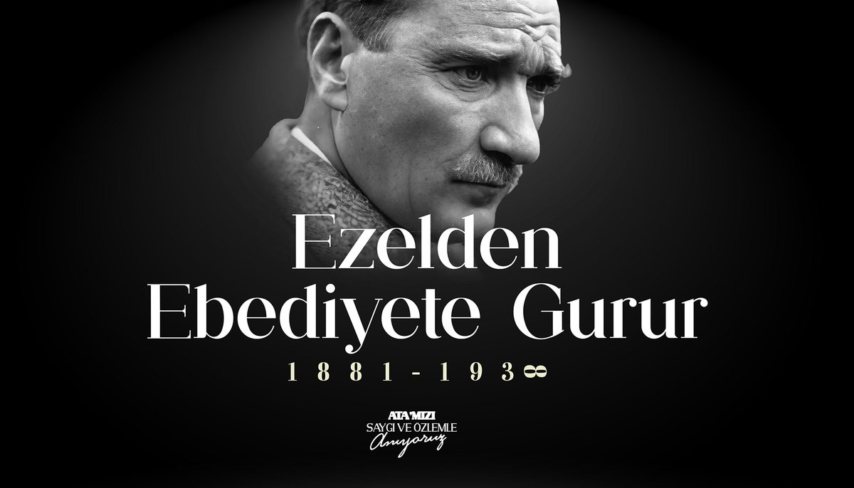 semihbyraktar's tweet photo. Her 10 Kasım’da yeniden yeniden yeniden doğar, son sözünü henüz söylemiş değildir, dünya durdukça ön sözdür… https://t.co/AUxz2lFNFs