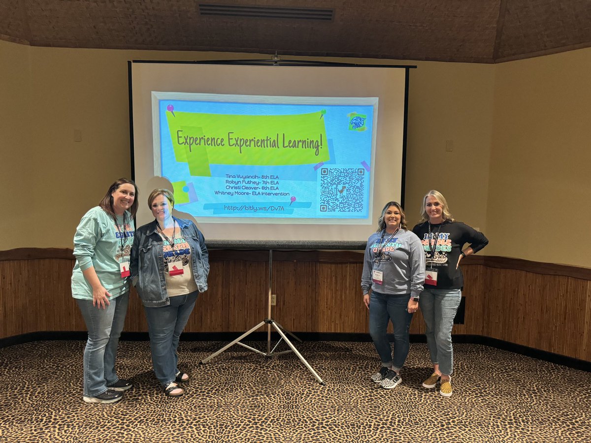 WMHS_Tackett's tweet photo. Extremely proud of the Williamsburg Middle School English department for earning the opportunity to present at the #OMLA2023 conference #WildcatWay https://t.co/YzMQeSZfVX