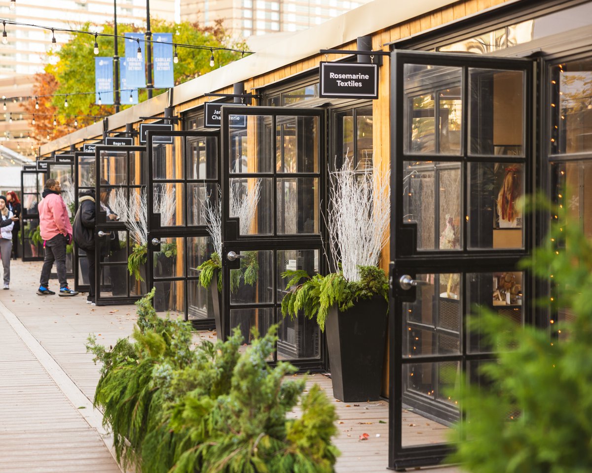 BedrockDetroit's tweet photo. Let the holiday festivities begin! ❄️ It’s the most wonderful time of the year in downtown #Detroit! Open today – the Monroe Street Midway, Cadillac Lodge, and the Downtown Detroit Markets!

Learn more about what's happening this season: https://t.co/XdSKMDTR6Y

#WinterInDetroit #DowntownDetroit #HolidaySeason #DeckedOutDetroit