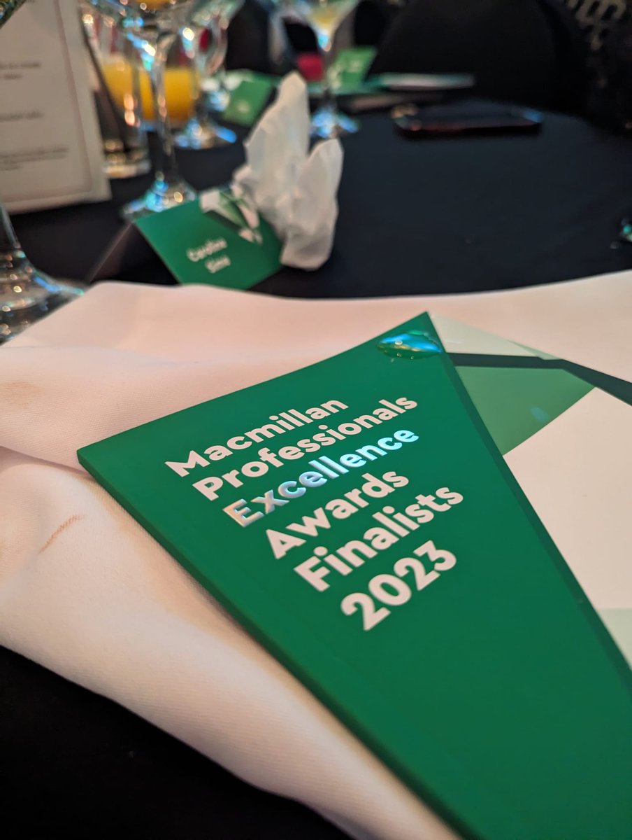 Amazing work across the UK recognised at the Macmillan Excellence Awards. Here with my colleague Caroline Sime, a finalist. Quietly &amp; supportively instrumental in working with teams across Scottish hospitals to improve experiences for people &amp; their families Caroline is a real 🌟