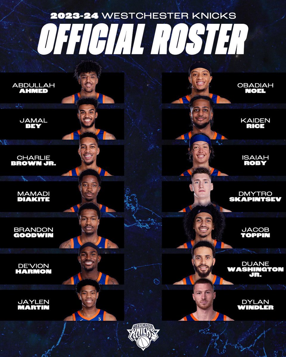 wcknicks's tweet photo. Your Westchester Knicks are ready!

➡️ https://t.co/K1oRZrIZIY https://t.co/AbJqoE6nsr