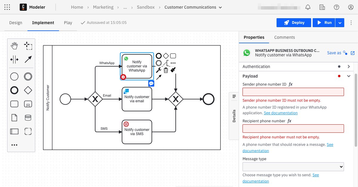 Does your organization use WhatsApp to communicate with customers? See how the new WhatsApp Business Connector makes it easy to send messages about: bit.ly/47li1yI 📦 shipping updates ℹ️ requests for updated account information 🤑 promotions for special deals 💬 + more!