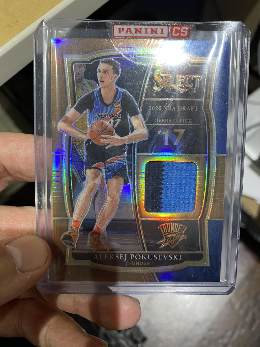 NpnOffers's tweet photo. Forgot to post these I got last week. First time getting patches. #npn #nopurchaseneccessary #panini #paniniselect #paniniabsolute #nba #basketball #reignman #sonics #raptors #okc https://t.co/HEiiu2bB0a