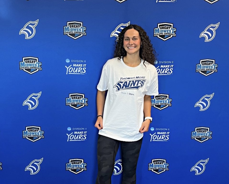 Audrey Warrick (@audrey_warrick) on Twitter photo I am VERY excited to announce my verbal commitment to continue my academic and volleyball career at Thomas More University! A huge Thank you to my family, coaches, and teammates who have gotten me here!
<a href="/ThomasMore_WVB/">Thomas More Saints Volleyball</a> 🔵⚪️ I am VERY excited to announce my verbal commitment to continue my academic and volleyball career at Thomas More University! A huge Thank you to my family, coaches, and teammates who have gotten me here!
<a href="/ThomasMore_WVB/">Thomas More Saints Volleyball</a> 🔵⚪️