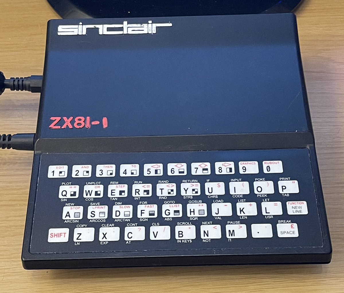 My Sinclair ZX80 clone. Not had it out for some time. #RetroComputing