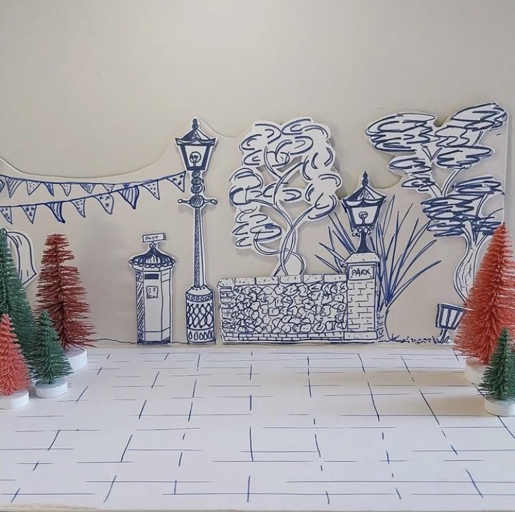 This flyer advertising Illustrators’ Fair has been created by <a href="/Clare_Dales/">Clare Dales</a> 
#festivalofflyers is a celebration of contemporary illustration with many of those taking part in the next #illustratorsfair23 at <a href="/kingscrossN1C/">King's Cross, N1C</a> on Saturday 9th December contributing to the designs.