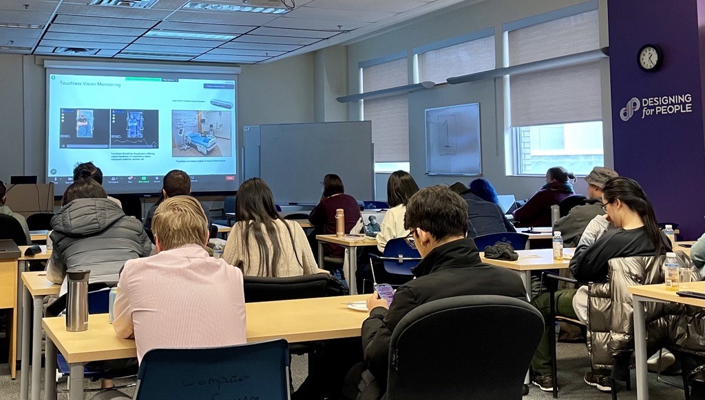dfp_ubc's tweet image. A big thank you to Dr. Paul Addison and Dr. Soodeh Ahani for their talk on “Non-contact Monitoring of Respiratory Rate for Infants in the NICU using Depth and RGB Cameras” at our November seminar!👶📷

Watch past seminars here: youtube.com/playlist?list=…

#DFP #UBC #DFPSeminar
