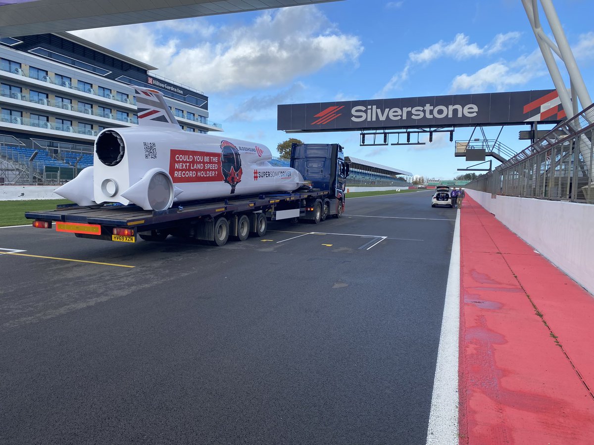 #BloodhoundLSR 
#supersonicdriver 
<a href="/SilverstoneUK/">Silverstone</a>