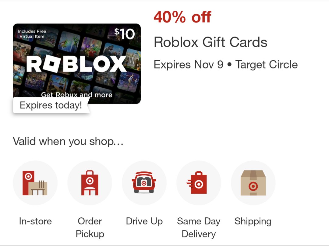 Roblox Gift Card : Target